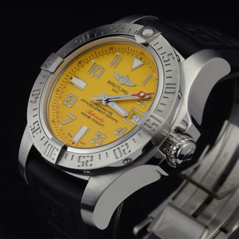 breitling avenger 2 seawolf titan|Breitling Avenger ii seawolf yellow.